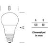 Bot Lighting S.r.l. Lampadina led con Sensore Crepuscolare e27 Luce Calda 2700k bot Lighting