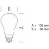 Bot Lighting S.r.l. Lampadina Goccia Cupola Argentata led 7w Luce Calda 2700k 680lm e27 bot