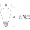 Bot Lighting S.r.l. Lampadina Goccia a led 11w Luce Naturale 4000k 1521 Lumen e27 Dimmerabile bot