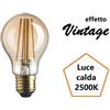 Bot Lighting S.r.l. Lampadina Goccia a led 7w Luce Calda 2500k 725 Lumen e27 Vetro Ambrato bot