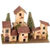 Bertoni S.r.l. Gruppo Casette a Schiera con Pinetti per Presepe o Modellismo