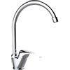 Idro Bric Miscelatore Lavello Bocca Alta Serie eva Cromato d 35 mm (sca)