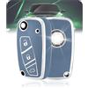 LELNOOS Cover Chiave Auto, Silicone Custodia Chiave Protettiva Copri Chiavi per Fiat Panda Punto Qubo Ducato Idea Bravo Fiorino Stilo Doblo Tipo Lancia Ypsilon Y Musa per Citroen Nemo Peugeot Boxer