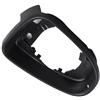 MASO Cornice per specchietto retrovisore esterno, supporto in vetro lato sinistro Compatibile con VW Golf 6 MK6 2009-2013 Golf 6 GTI Golf 6 R20 Bora ouran 2011-2015, cornice per specchietto laterale