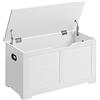 VASAGLE Cassapanca con 2 Cerniere di Sicurezza, 80 x 40 x 46 cm