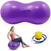 GSDGV Palla da yoga anti-scoppio - Palla per esercizi per bambini, gravidanza, autismo, attrezzatura sensoriale, pilates e allenamento di base con pompa