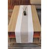 Hafeehoo EUSHINE Runner da Tavolo in Canapa Annodato in Bambù, per Decorazioni Stile Naturale, Riunioni Famiglia, Matrimoni, Hotel, 180*30cm