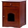 dobar 35272 Designer Gatto Armadio Mohrle con cassetto, Marrone
