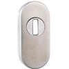 ToniTec Rosetta di sicurezza in acciaio inox, 14 mm, con coperchio cilindrico, ZA, rosetta di sicurezza per cilindro della porta, protezione antifurto per porte di casa e appartamenti