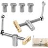 XNZMYN 2 pezzi Morsa da Banco da Lavoro Falegname, Set Morsetto Legno Morsetti per Cani da Banco 19 mm, Morsetto da Tavolo Falegname Cane, Morsetti per Legno Professionali