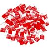 Eterspr 100 Pezzi Clip per Cavi, Clip Fermacavi Adesivi, Ganci di Fermacavi Autoadesivi, per Organizzare Tutti I Tipi di Cavi In Casa E In Ufficio (Trasparenti)