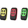 SALPIE Telecomando Cancello Universale Autoapprendimento con Frequenza 433 Mhz Codice Fisso Batteria Inclusa (set 3 pz)