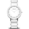 BERING Donna Analogico Quarzo Ceramic Orologio con Cinturino in Acciaio inossidabile/Ceramica Cinturino e Vetro zaffiro 11435-754