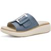 Jana Donna Ciabatte con Fibbia Vegane, Blu (Denim), 42 EU