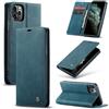 Ottcooed Cover per iPhone 11 Pro Max Custodia, Cover Pellicola a Libro Portafoglio in Pelle Porta Carte Protettiva Slot per Scheda Flip Case con iPhone 11 Pro Max, Blu verde