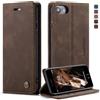 Ottcooed Cover per iPhone SE 2022/2020/ iPhone 8 / iPhone 7 Custodia, Cover Pellicola a Libro Portafoglio in Pelle Porta Carte Protettiva Slot per Scheda Flip Case con iPhone SE 2022/2020, Caffè