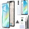 RongZy Schermo LCD per Samsung Galaxy A16 5G Display Sostituzione per Galaxy A16 5G SM-A166B/A166E Digitizer Assembly Vetro di Ricambio Touch Screen con Strumenti(6.7, Nero con Cornice)
