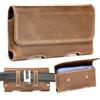 Gcepls Custodia in pelle per telefono cellulare con cintura per iPhone 16 Pro Max 15 Pro Max, 14 13 12 Pro Max, Samsung Galaxy S23 S22 S21 A33 A55, S20 FE S10 A13, vera custodia in pelle con clip da