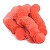 Smartdealspro 40 mm plastica opaca contatori di apprendimento fiches gettoni giochi di poker con scatola di immagazzinaggio (rosso)