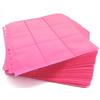 docsmagic.de 100 18-Pocket Pages Pink - Sideloading - 11 Holes - MTG PKM YGO - Pagine Rosa