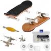 Hominas Mini Skateboard Da Dita, Finger Skateboard Giocattolo Legno Di Acero Mini Skate Fingerskate per Giocare o Come Decorazione