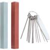 Agatige Lime per Capotasto Chitarra, Kit per la Cura della Chitarra Strumenti per la Riparazione Pietre Abrasive per File di Dado a Sella Aghi per Lucidatura per Chitarra Accessori per Corde e Tasti