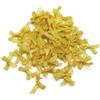 Werownsgso 100 mini nastri di raso da 6 mm, mini fiocchi di colore misto, per fai da te, matrimoni, decorazioni natalizie, biglietti, regalo (oro)