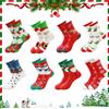 Snarflun Set di 8 Calzini Natale Donna e Uomo, Calzini Natalizi con Renne, Pupazzo di Neve e Fiocchi di Neve Calze Natalizie Divertenti e Termiche per le Feste