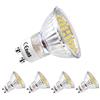 GVOREE Lampadine LED GU10 dimmerabili, 5 W, 450 lm, bianco freddo 6000 K, equivalenti a lampadine alogene da 50 W, angolo di diffusione di 120°, CRI> 80, 240 V, controllate da interruttore dimmer LED,