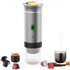 iFCOW Macchina per caffè espresso portatile, macchina da caffè espresso da viaggio piccola macchina da caffè elettrica per casa, viaggi, campeggio, escursionismo, ufficio