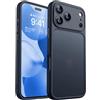 CANSHN Cover Opaca per iPhone 17 Pro(6,3 Pollici), [Protezione Completa Della Fotocamera] Custodia Traslucida Opaca Protettiva Sottile Antiurto - Nero