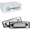LIGHTWORLD24 Welt der Lichter LIGHTWORLD24 Luce LED Targa SMD per Hyundai Tucson i40, Kia Sportage, Ceed ProCeed GT, Stonic, e-Soul - 2 Pezzi - Lampada Numero Targa Omologata E-Mark, Senza Errori CanBus