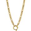 Dorosé Collana da donna in acciaio inox placcato oro 18 carati, impermeabile, regalo per donna (oro), Oro