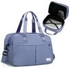 Outplea Borsone da viaggio espandibile 23-35L, borsa impermeabile per bagaglio a mano per fine settimana con tasca bagnata, cabina sotto il sedile, borsa per ospedale maternità, Blu, 23-35l, Zaini da