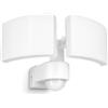 SSC-LUXon Norsu, lampada da esterno con sensore di movimento, doppio faretto - lampada da esterno con adattatore angolare e sensore crepuscolare, IP65, bianco neutro