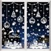 Lotbun Vetrofanie Natalizie, Adesivi Natalizi Per Finestre, Riutilizzabili In PVC,Decorazione Natalizia Per Interni Casa, Per Porta Vetrina Vetro Casa (244)