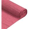 QUARKZMAN Rotolo di Carta Crespa 210cm Lunghezza 50cm Larghezza per Cerimonia Nozze Varie Grandi Feste Decorazione, Rosso Scuro