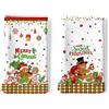 Arquiel Pan Di Zenzero Merry Natale Set Di 4 Strofinacci Cucina Strofinacci Cotone 100% Assorbente Canovacci Cucina Decorazione Regali Di Vacanza 48 Cm X 70 Cm