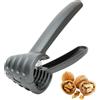 Thiru Schiaccianoci - ideale per noci - cracking senza schiacciamento - Schiaccianoci con e-book con ricette - Made in Germany (Basic antracite)
