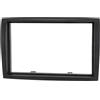 tomzz Audio 2414-048 Cornice Radio Doppio DIN Compatibile con Fiat Ducato Peugeot Boxer Citroen Relè Ponticello Fzg. con predisposizione radio Nero