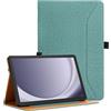 Vakarey Cover Tablet per Samsung Galaxy Tab A9 Plus/A9+ Supporto Multiangolo Custodia per Samsung Tab A9 Plus 11 Pollici SM-X210/SM-X216,Verde