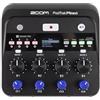 Zoom - P4next - Registratore podcast a 4 microfoni, riduzione del rumore tramite AI, pad audio, interfaccia USB-C, registrazione su scheda SD fino a 2 TB, alimentazione a batteria o tramite USB