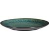 HOME DECO FACTORY Piatto Elia in Ceramica Design Moderno 27 cm Verde | Ceramica, piatto Elia, design moderno ed elegante, durevole, servizio da tavola, verde e nero