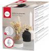 Rayher Stampo silicone vaso scanalato fine, Base ø8,3cm, altezza 9,5cm, +1 provetta , 36153000