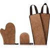 Dacitiery Guanto autoabbronzante Set 3 in 1 Tan Mitt Applicator Self Tanning Mitt Applicatore riutilizzabile Guanto abbronzante per Self Tan per Mit Back Applicatore
