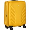 WENGER Motion Valigia Rigida, Trolley da Cabina, Bagaglio a Mano, 36 (43) l, Serratura, Uomo Donna, Viaggi Vacanze, Giallo, 653339