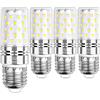 SAUGLAE E27 Lampadina di Mais LED 12W, Bianca Naturale 4000K, 100W Lampadine a Incandescenza Equivalenti, 1450 Lumen, Vite Edison, 4-Pack