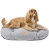 Ferplast Cuccia Cane Cuscino per Cani di medie dimensioni, Cuccia Gatto, Tessuto Lavabile in Bouclé Sintetico, Imbottitura Soffice, 65 x 42 x h 4 cm. Grigio