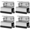 Hoite Kit Di Montaggio Per Barre Portatutto Per Furgoni Da 4 Pezzi, Supporto a Fungo, Barre Portatutto in Acciaio Inox 304 Per Furgoni ProMaster, Boxer, Jumper, Ducato, Movano