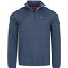 Höhenhorn Swissfels - Felpa da uomo in pile a 1/4 zip, Blu scuro, L